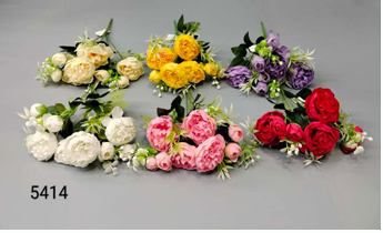 5 HEAD OPEN PEYONY BUNCH