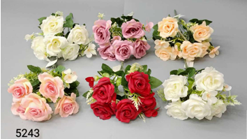 5 HEAD BIG SWISS ROSE DAIZY BUNCH