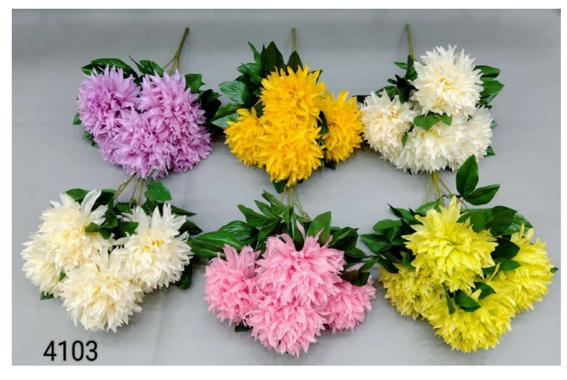 5 Head Pointed Mum Bunch