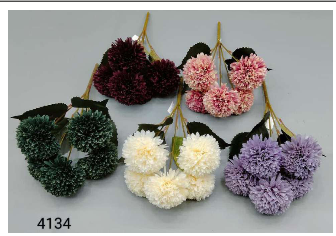 5 Head Jumbo Dry Mum Bunch