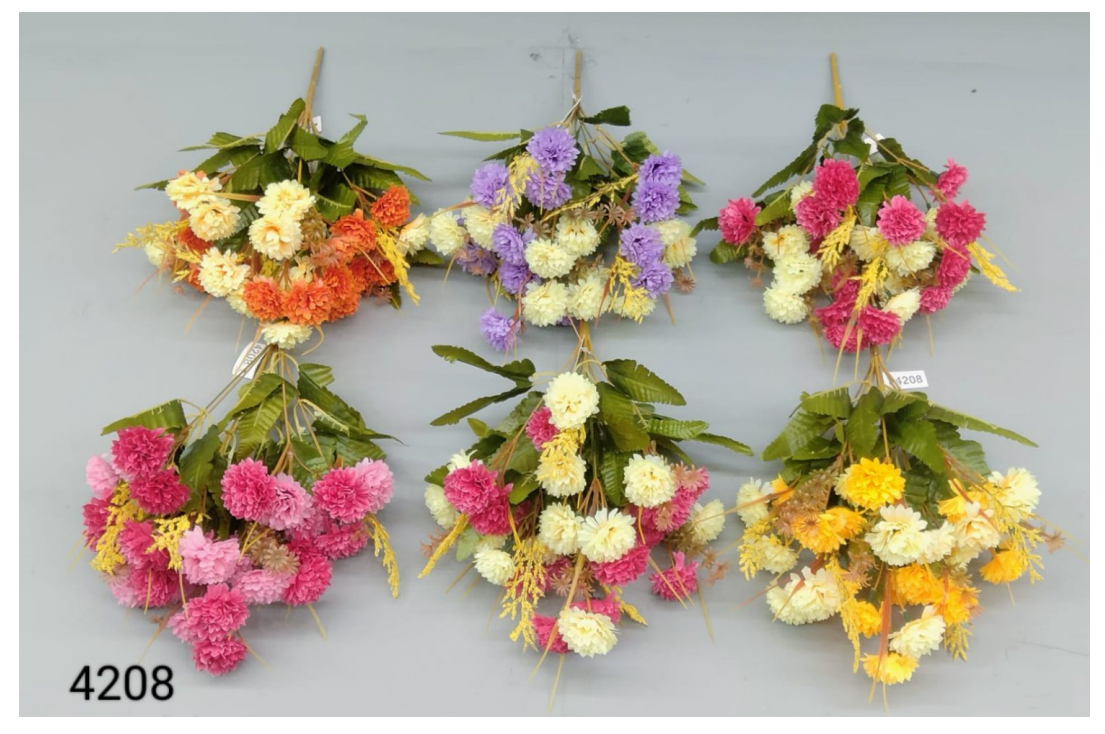 9 Head Aster Mum Bunch