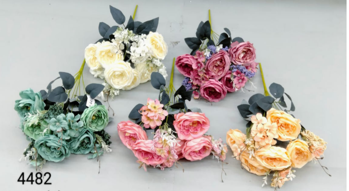 10 Head Winter Dahlia Bunch