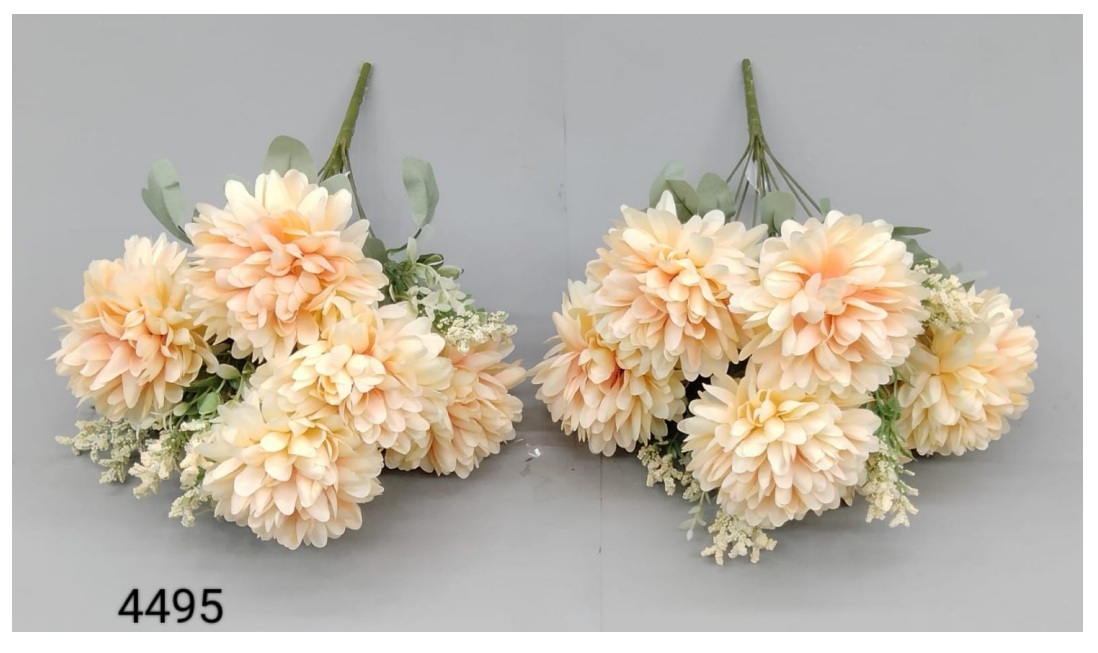 10 Head Peach Mum Bunch