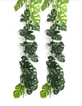 Real Touch Split Philo Leaves Garland