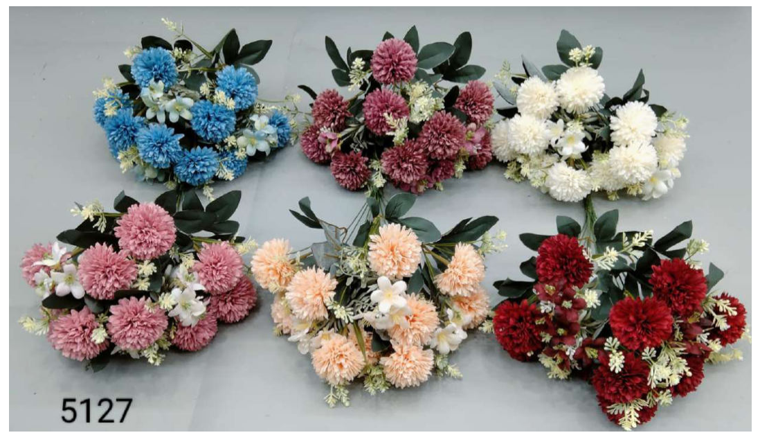 11 Head Winter Aster Mum Bunch