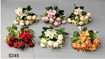 6 HEAD ONION ROSE HYDRENGA BUNCH