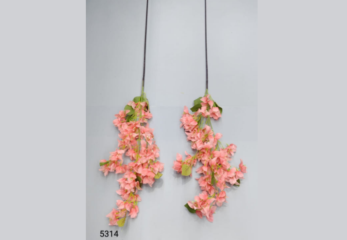 Peach Bougainvillea Branch Stick.