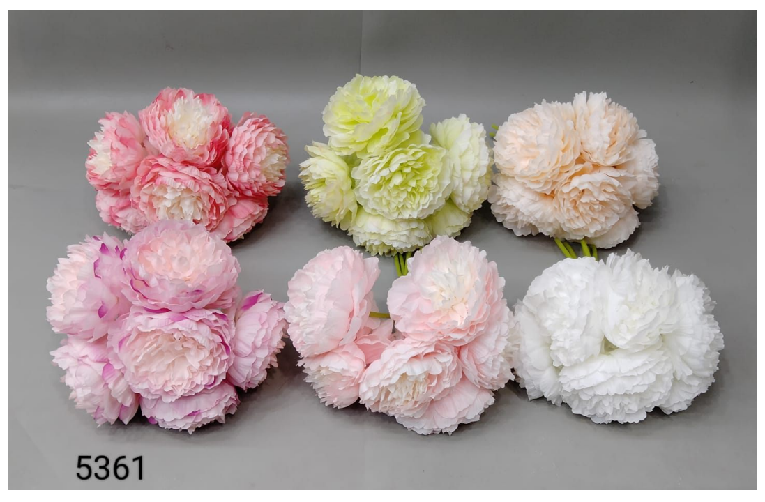 6 Peony Stick Bunch