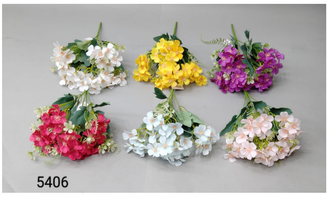 5 Head Hydrangea Bunch