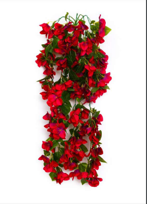Rani Pink Natural Touch Bougainvillea Hanging Creeper