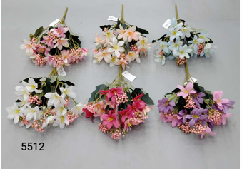 6 HEAD 18 DRY LILY BUNCH