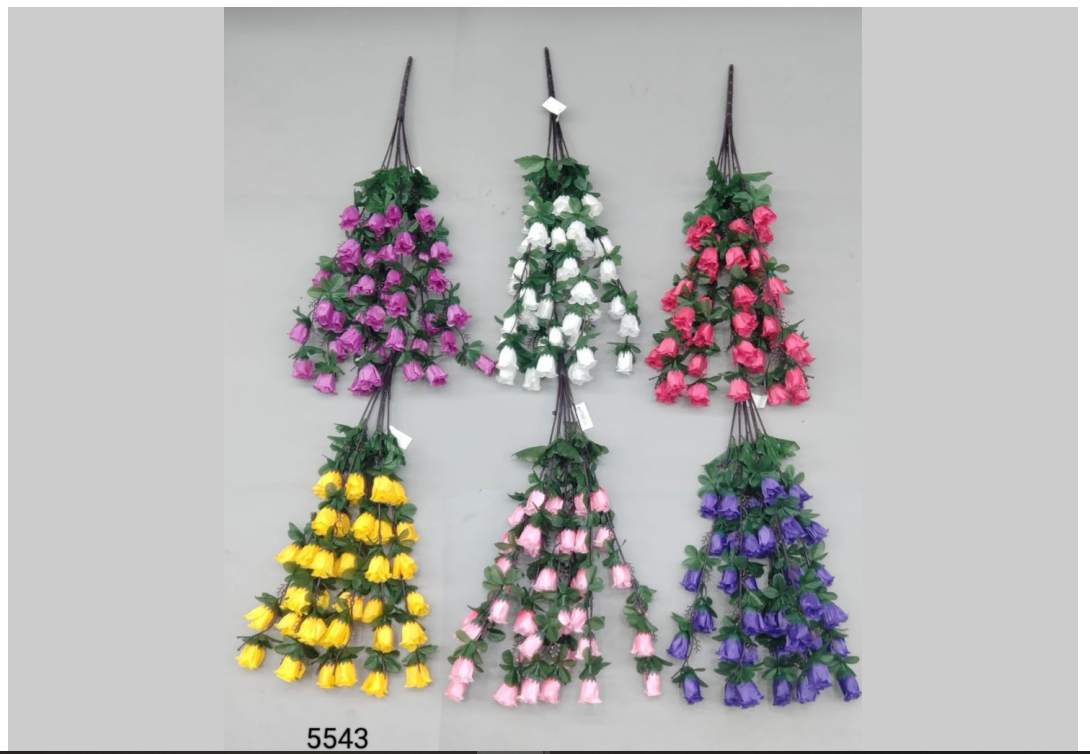 5 Head Tiny Cluster Buds Bunch