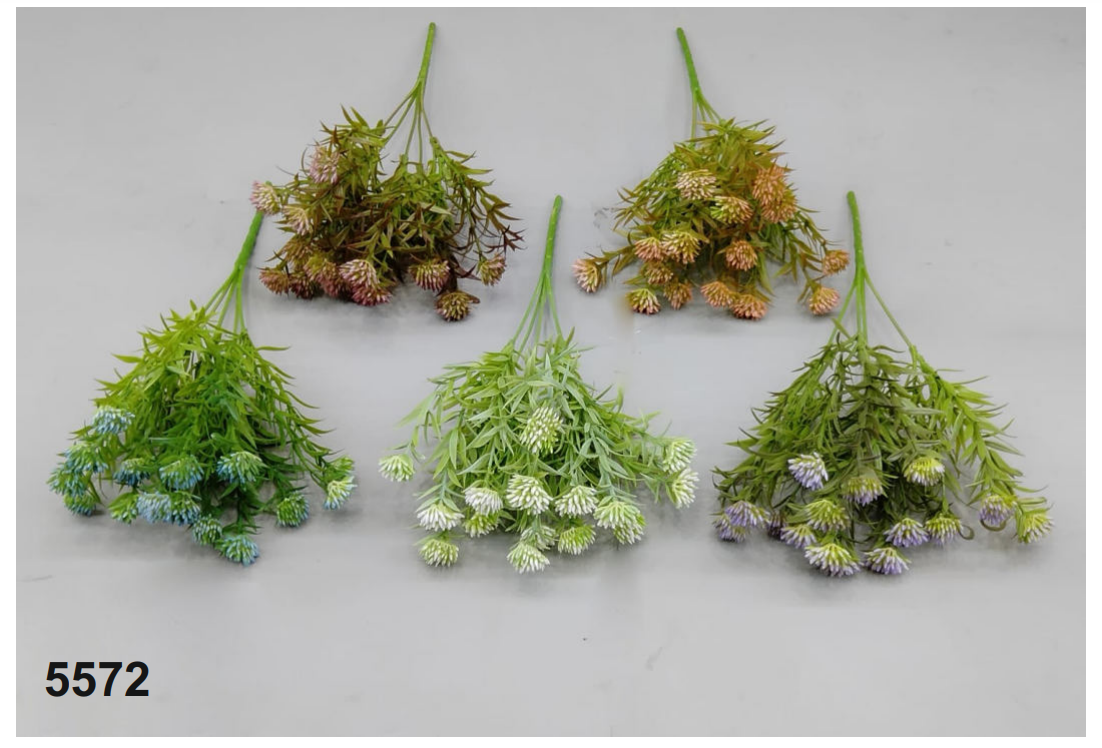 5 Head Plastic Ball Mum Bunch