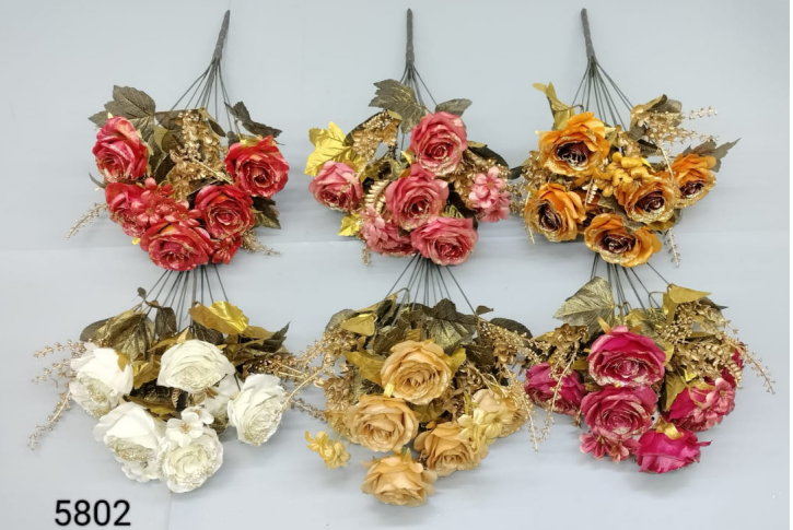 11 Head Sparkle Rose Filler Bunch