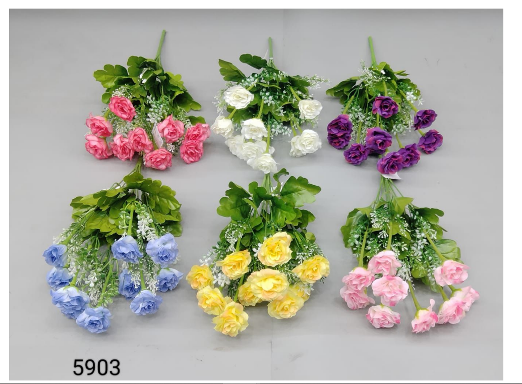 10 Head Open Rose Tube Filler Bunch