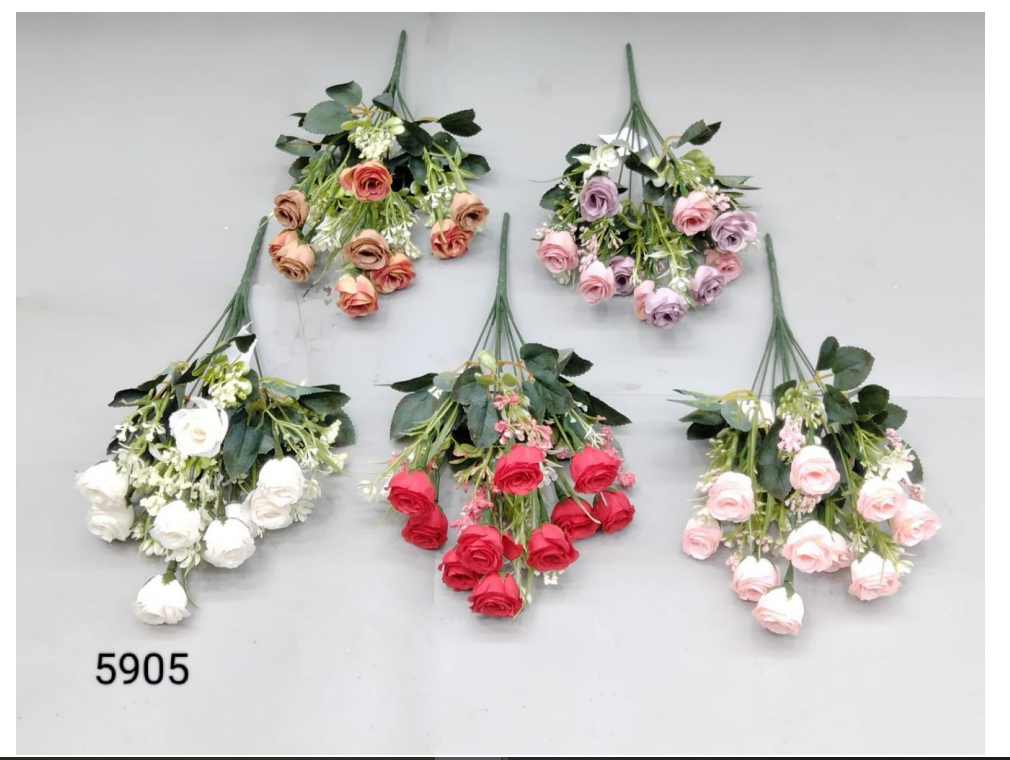 10 Head Dry Rose Bud Filler Bunch