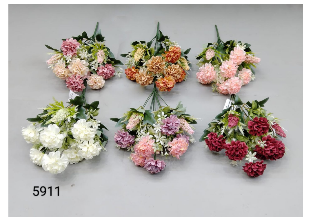 10 Head Dry Curling Mum Filler Bunch