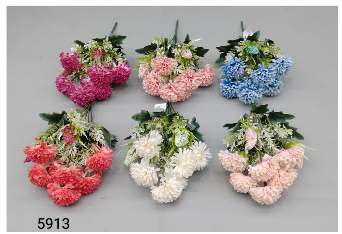 10 Head Big Aster Mum Filler Bunch