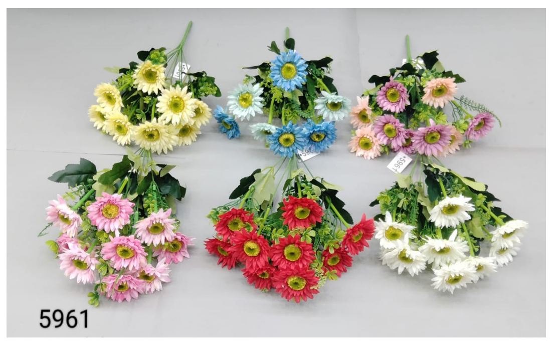 10 Head Tube Gerbera Bunch
