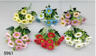10 Head Tube Gerbera Bunch