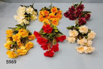 10 Head Tube Dry Natural Carnation Bunch