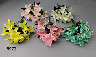 10 Head Tiger Lily Fruit Filler Bunch