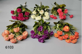 10 Head Dry Carnation Bunch