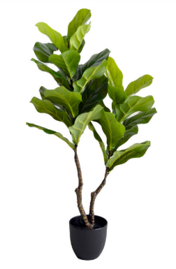 Natural Touch Fiddle Leaf Plant in Pot