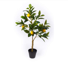 Real Touch Lemon Tree in Pot