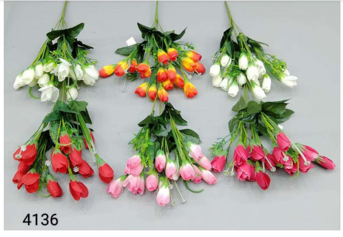 6 Head Small Tulip Bunch