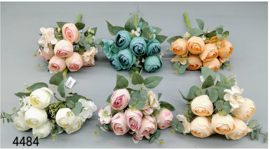 9 Head Winter Onion Rose Filler Bunch