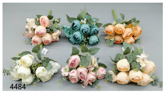 9 Head Winter Onion Rose Filler Bunch