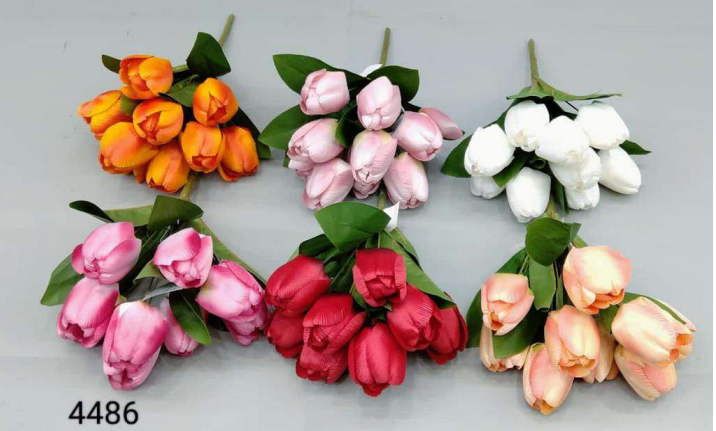9 Head Winter Tulip Bunch