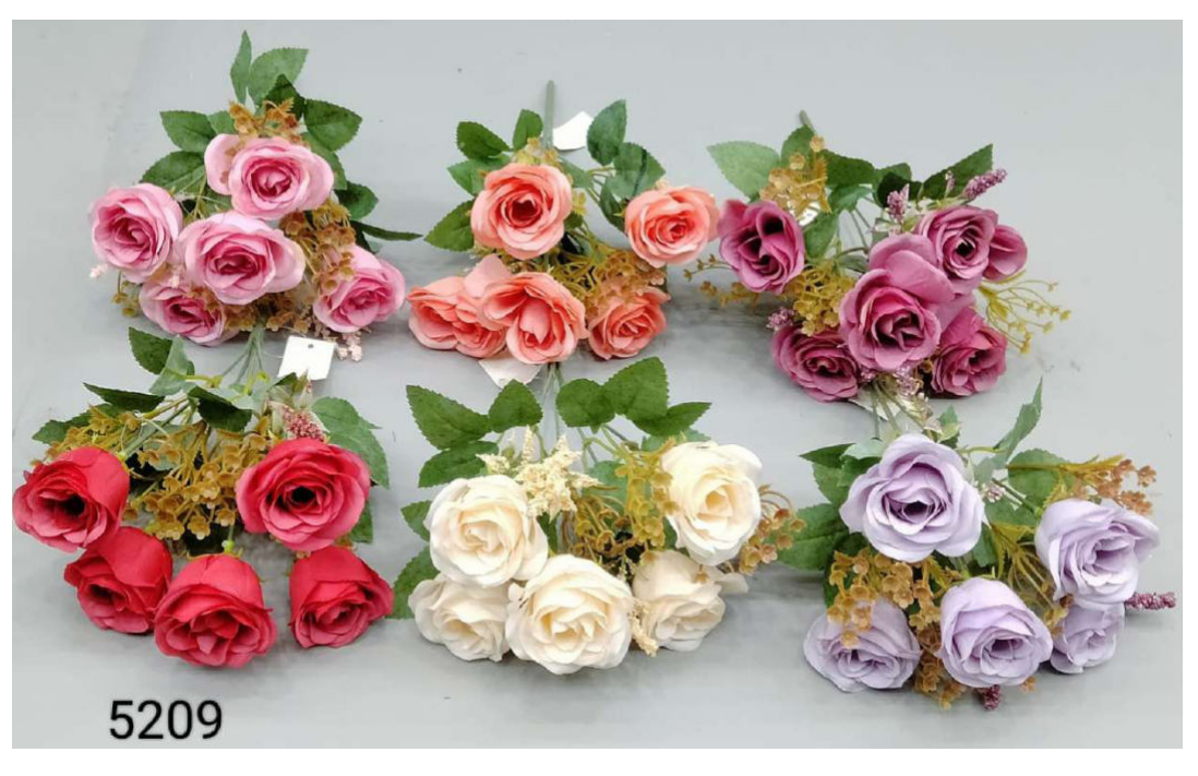 5 Rose Bud Filler Bunch