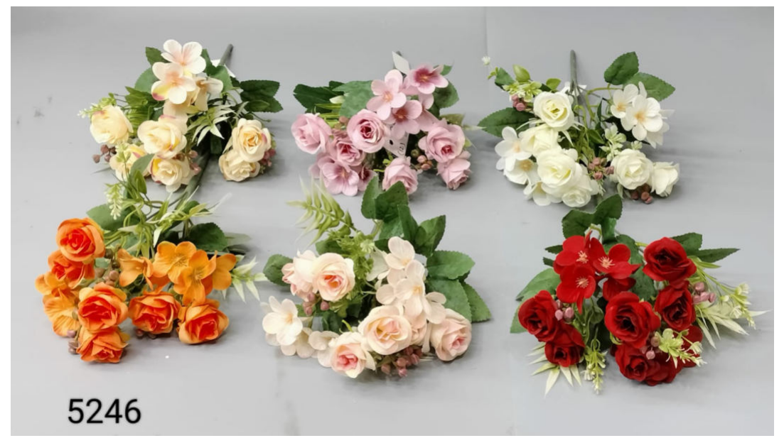 6 Head Australian Rose Daisy Bunch