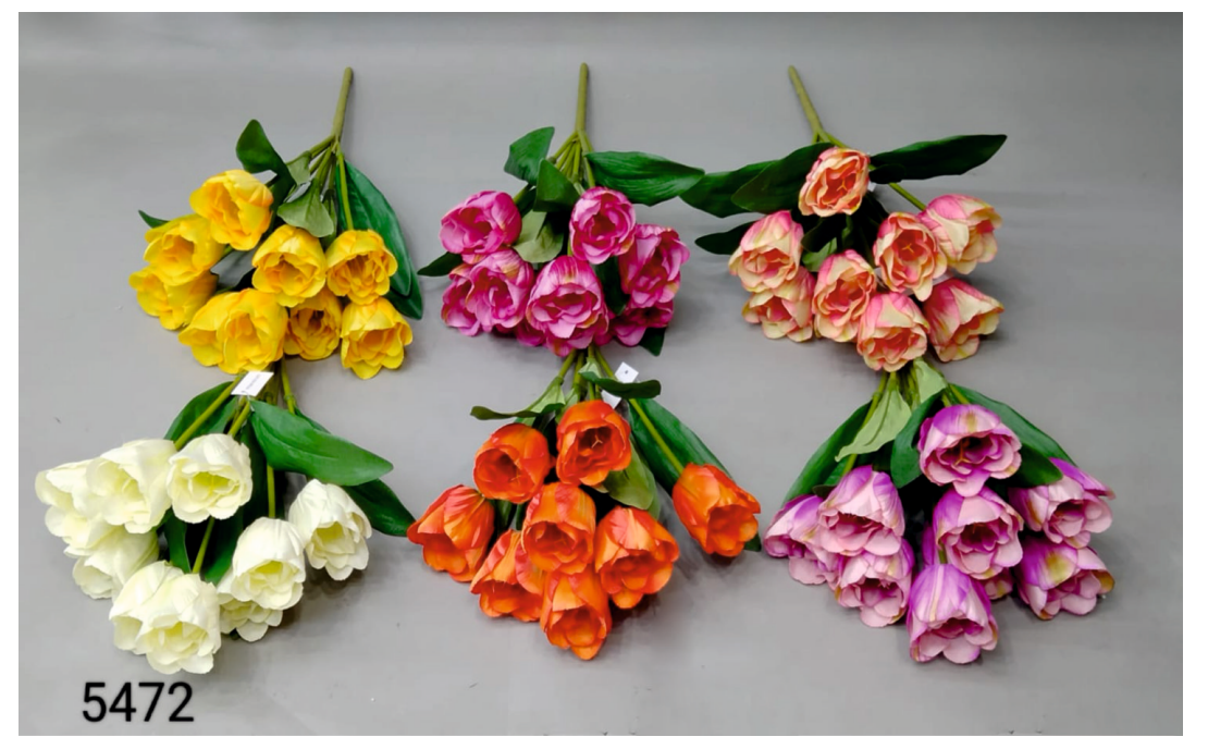 9 Head Tulip Bunch