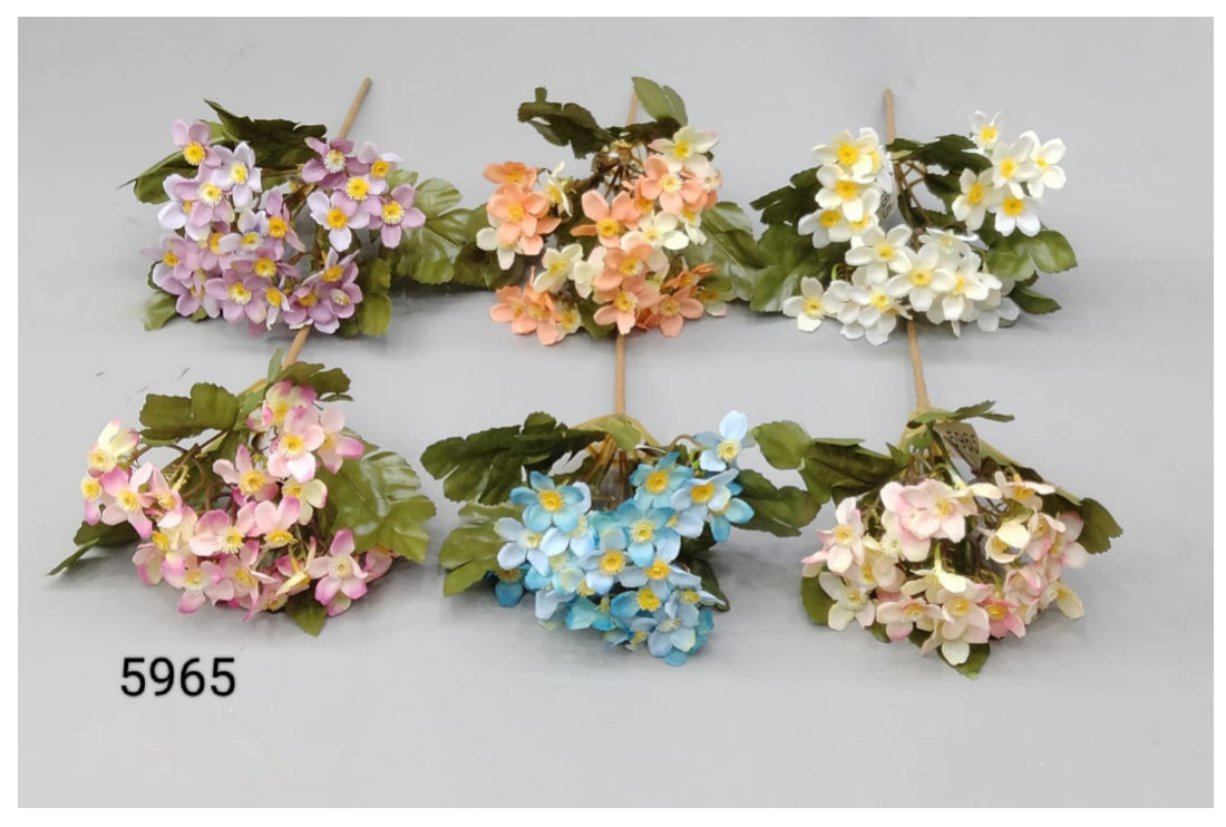 5 Head Single Petal Cluster Bunch