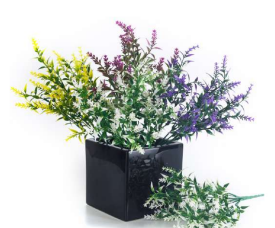 7 Head Grass &amp; Flower Bunch